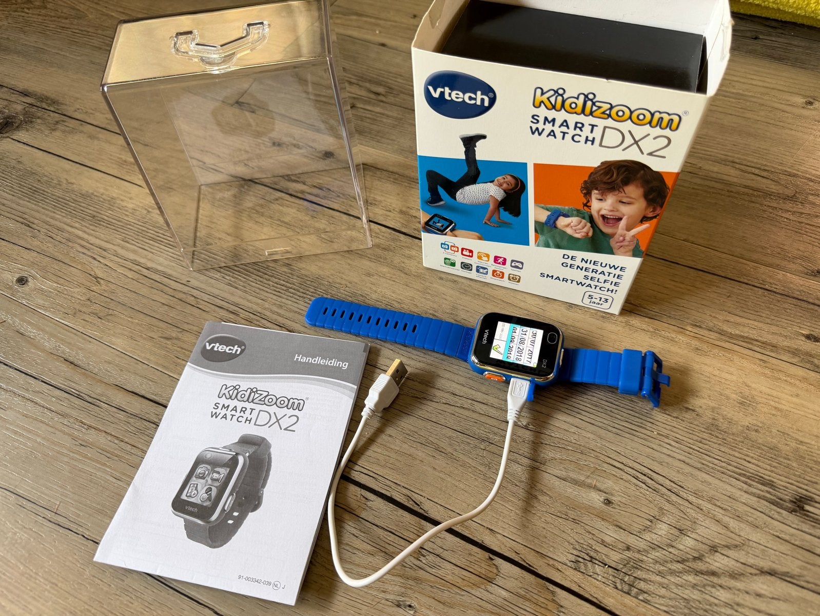 VTech Kidizoom Smart Watch DX2 Blauw, Ophalen of Verzenden, Gebruikt, 4 tot 6 jaar