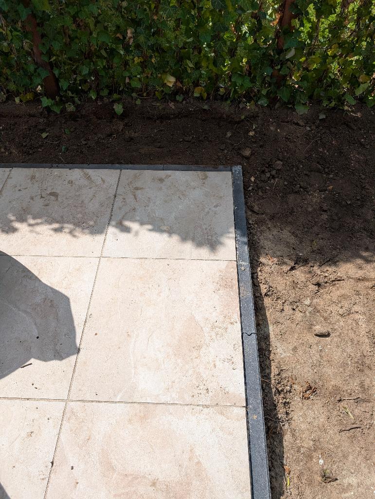 20 Luxe Keramische Terrastegels 60x60x3 cm Partij van 7,2 m², Ophalen, Keramiek, Nieuw, 5 tot 10 m²