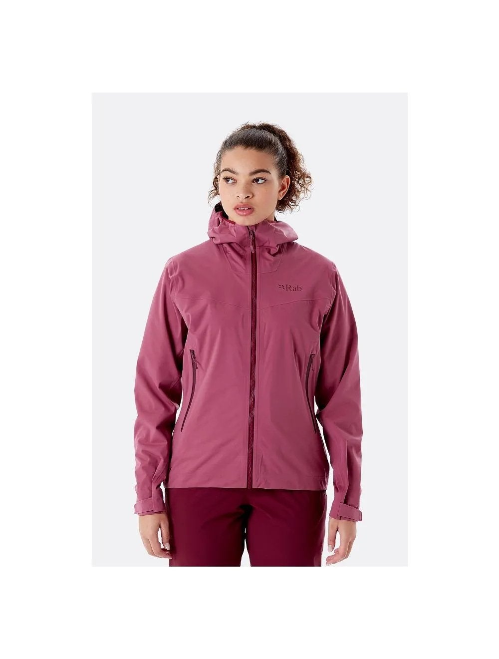 Rab Kinetic lichtgewicht regenjas, Ophalen of Verzenden, Zo goed als nieuw, Maat 42/44 (L), Roze