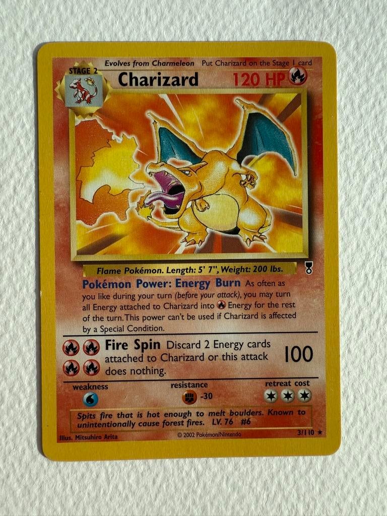 Charizard Legendary Collection non-holo, Ophalen of Verzenden, Zo goed als nieuw