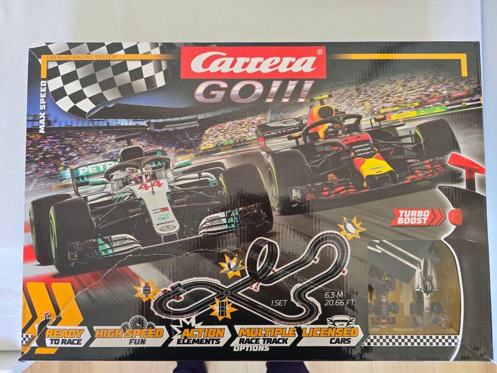 Carrera GO!!! Racebaan - F1 Mercedes vs Red Bull, Racebaan, Carrera, Nieuw, Ophalen of Verzenden