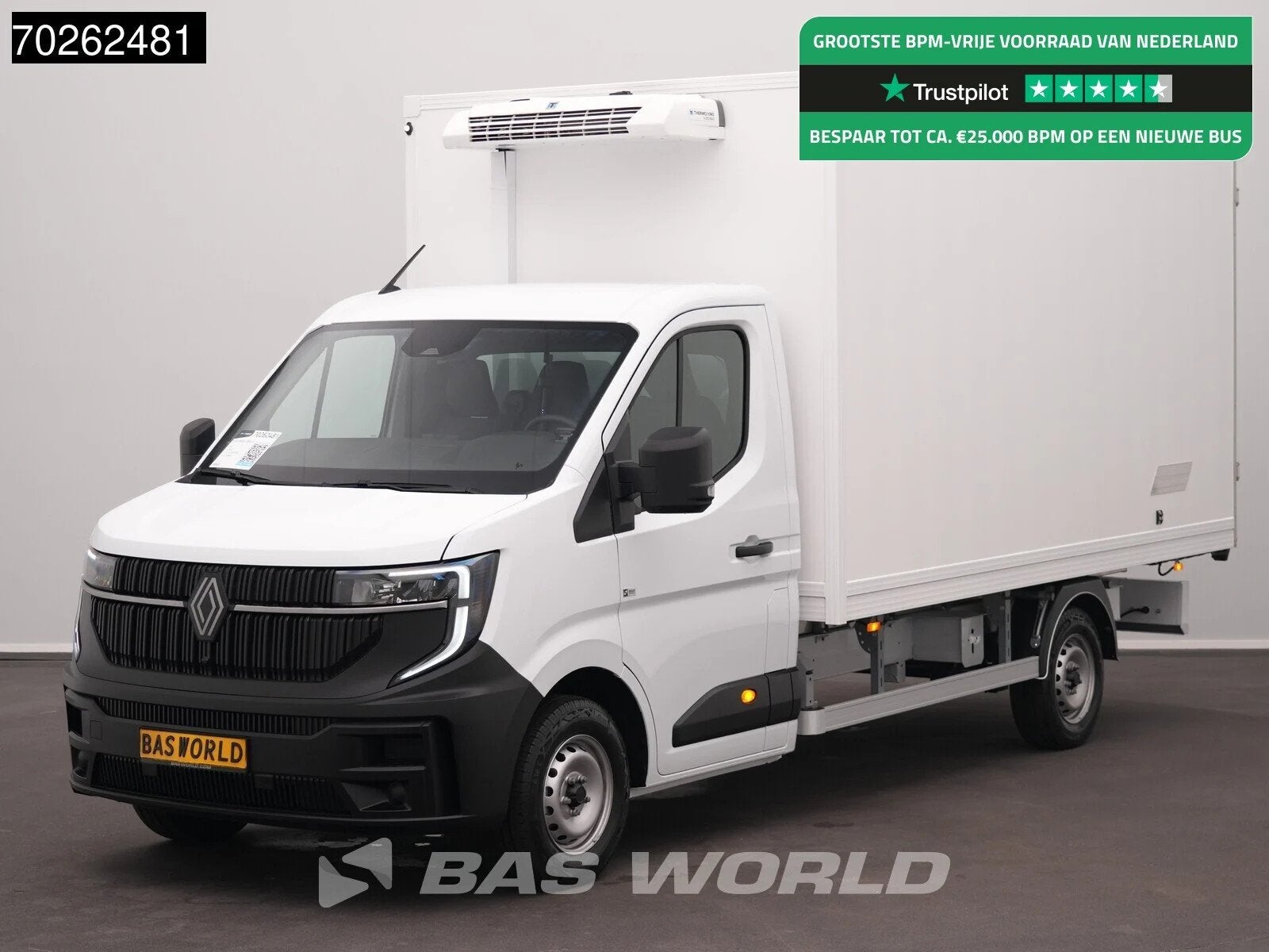 Renault Master 170PK BPM VRIJ! -15 Vries Koelwagen 2025model, 1998 cc, Stof, Euro 6, Renault