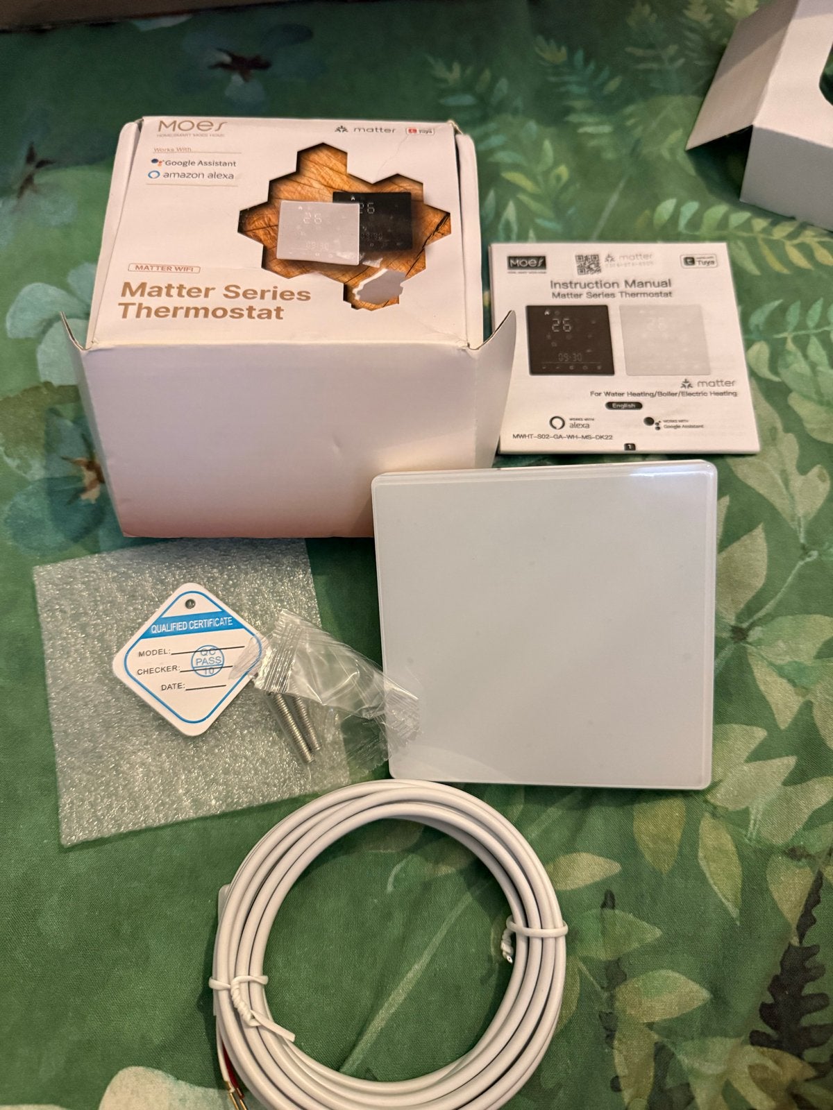 Moes Matter Series Thermostaat - Slimme WiFi Thermostaat, Ophalen of Verzenden, Slimme thermostaat, Nieuw