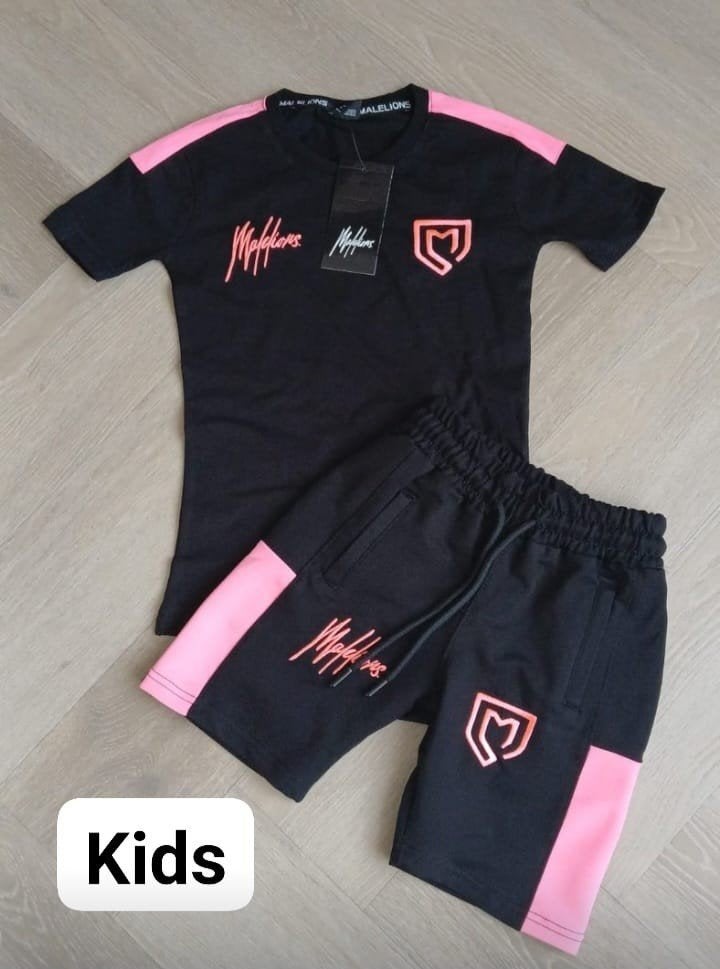 kids zomersetjes, Kleding | Heren, T-shirts, Blauw, Malelions, Nieuw, Overige maten