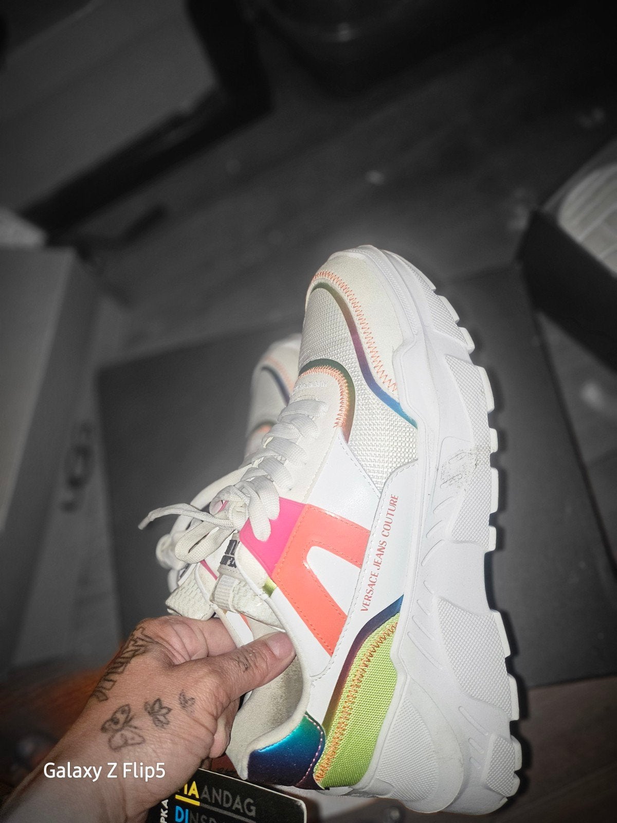 2 paar originele Versace sneakers, Overige kleuren, Ophalen of Verzenden, Sneakers of Gympen, Versace