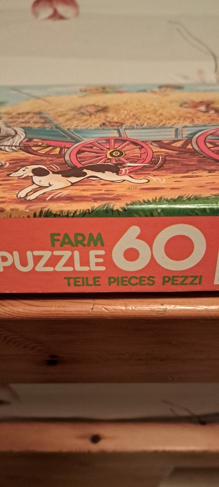 MB Farm Puzzle 60 stukjes - Boerderij thema, Ophalen of Verzenden, 10 tot 50 stukjes, Gebruikt, 4 tot 6 jaar