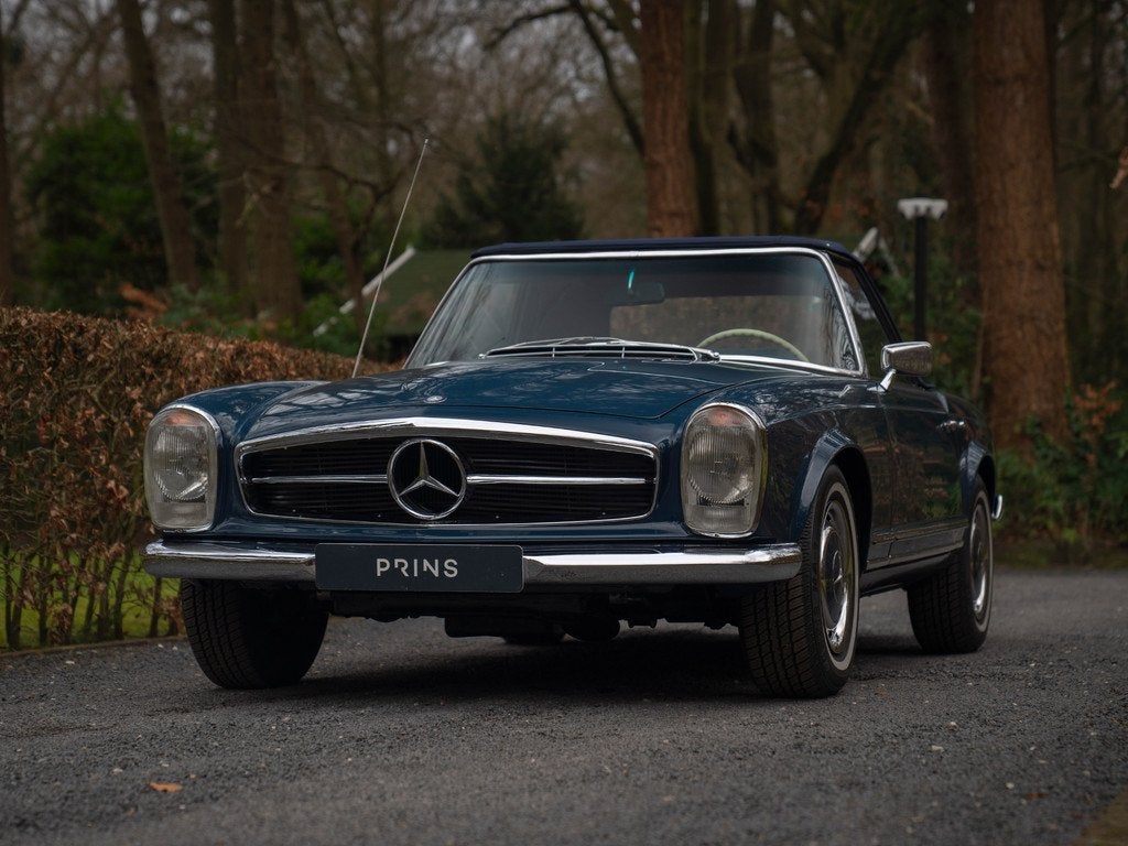Mercedes-Benz 200-serie 250 SL | Hardtop (bj 1968), Auto's, Oldtimers, Automaat, Bedrijf, 2 stoelen, Blauw