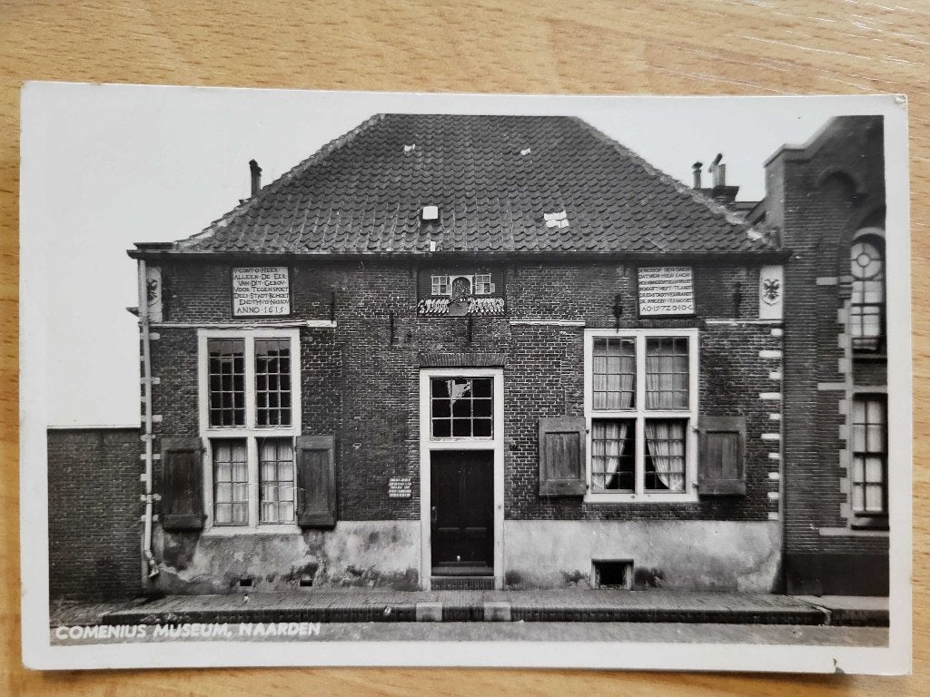 ansicht NAARDEN Comenius Museum, Verzamelen, Ophalen of Verzenden, Voor 1920, Noord-Holland