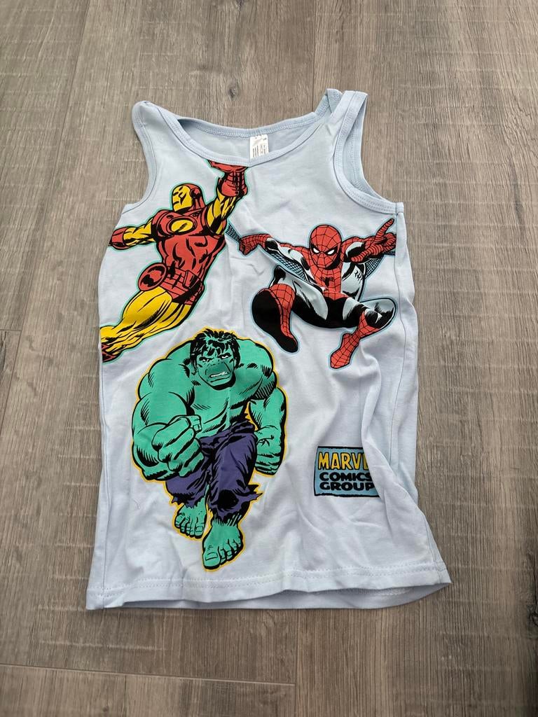 Marvel Comics Group Shirt Maat 122/128, Ophalen of Verzenden, Gebruikt, Jongen, Shirt of Longsleeve
