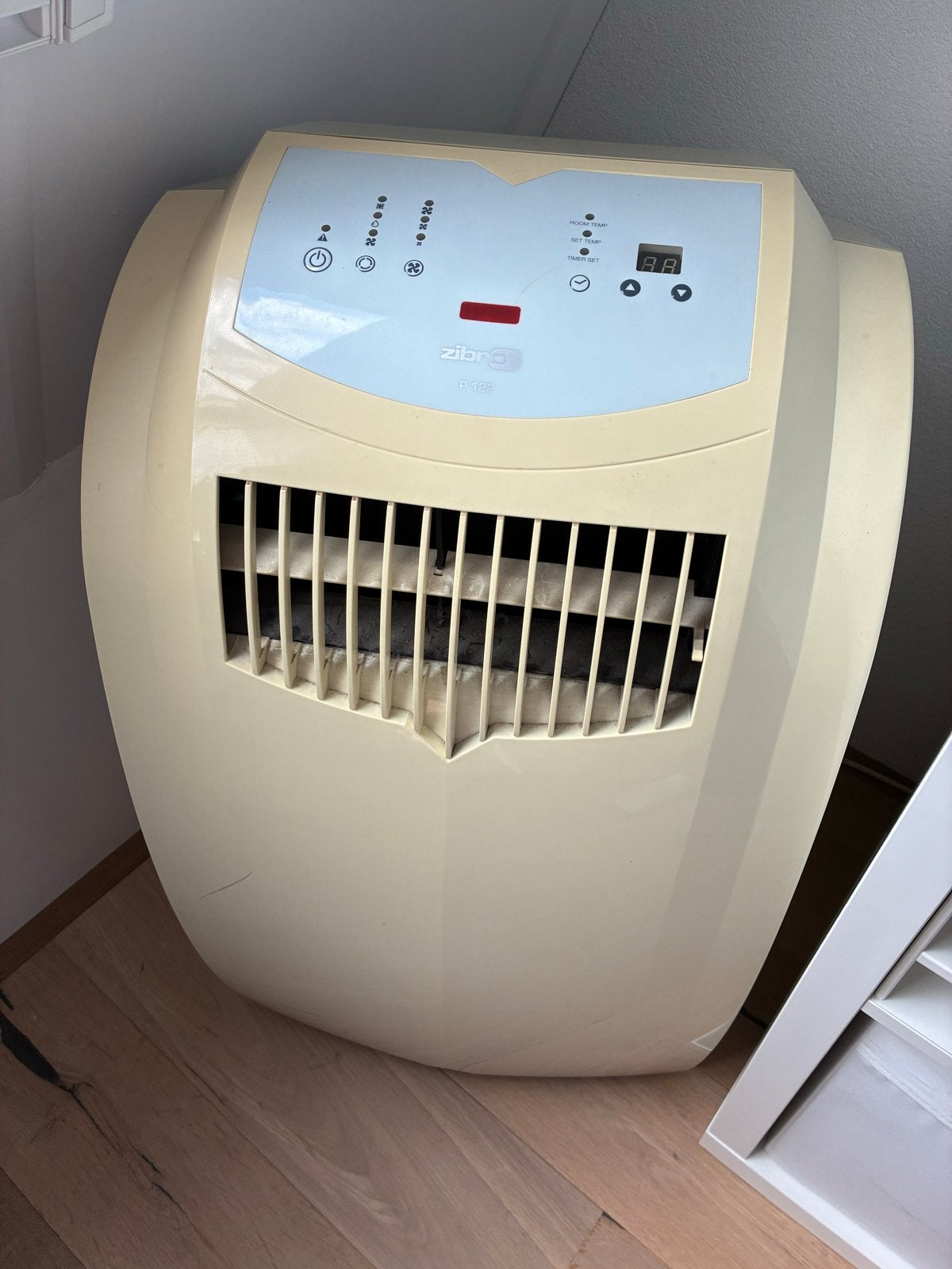 Twee mobiele airco's - Zibro P122 en Amcor 8000e, Ophalen, Gebruikt, Minder dan 60 m³, Timer