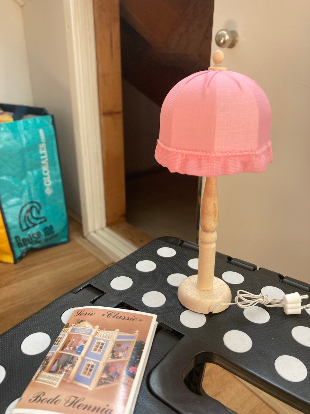Bodo Hennig poppenhuis lampje roze, Ophalen, Nieuw, Toebehoren