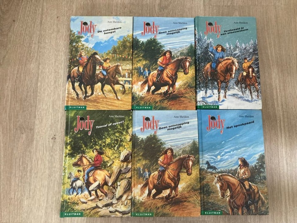 Jody boekenreeks - 5delen - Ann Sheldon - Prima staat, Ophalen of Verzenden, Gelezen, Fictie