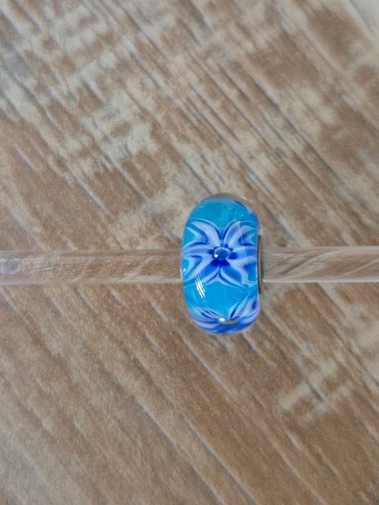 Trollbeads Uniek Flower CC, Glas of Kristal, Nieuw, Ophalen of Verzenden, Trollbeads