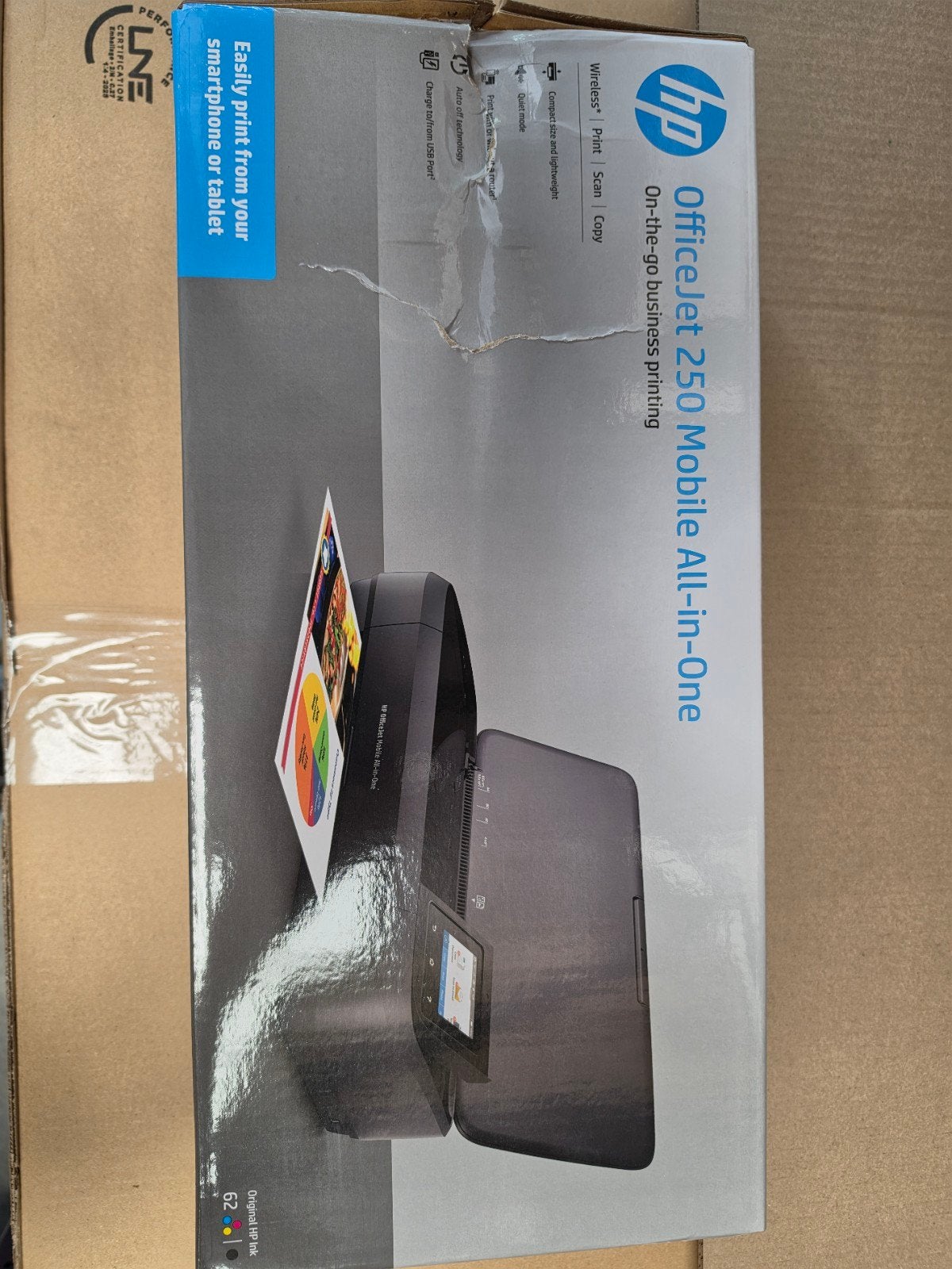 HP OfficeJet 250 mobile all in one printer Nieuw in doos., Ophalen of Verzenden, Nieuw, Overige typen, HP