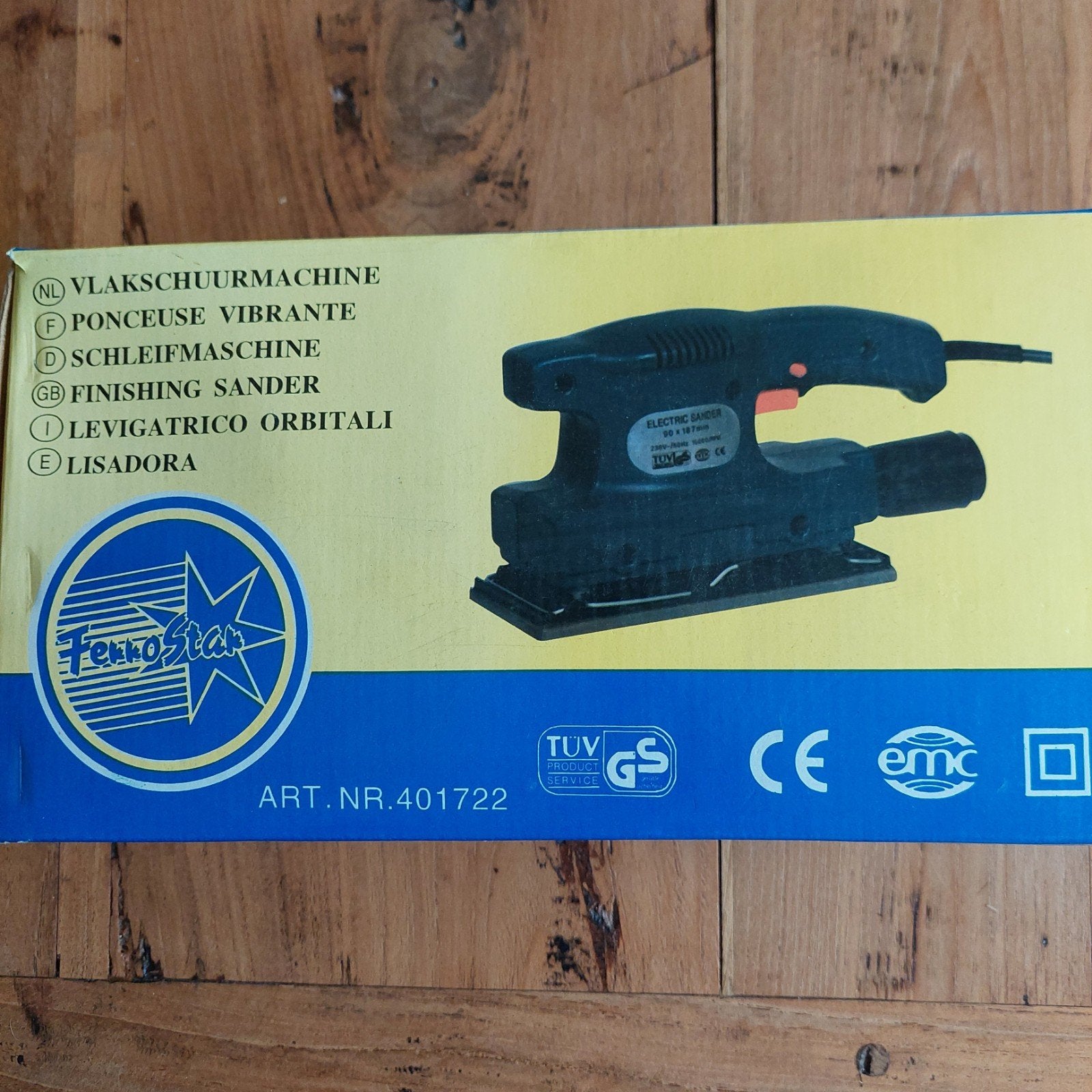 Vlakschuurmachine, Ophalen of Verzenden, Gebruikt, Minder dan 600 watt, Vlakschuurmachine