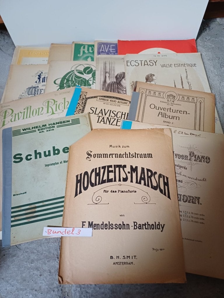 Bladmuziek voor piano bundel 3, Gebruikt, Klassiek, Overige soorten, Ophalen of Verzenden