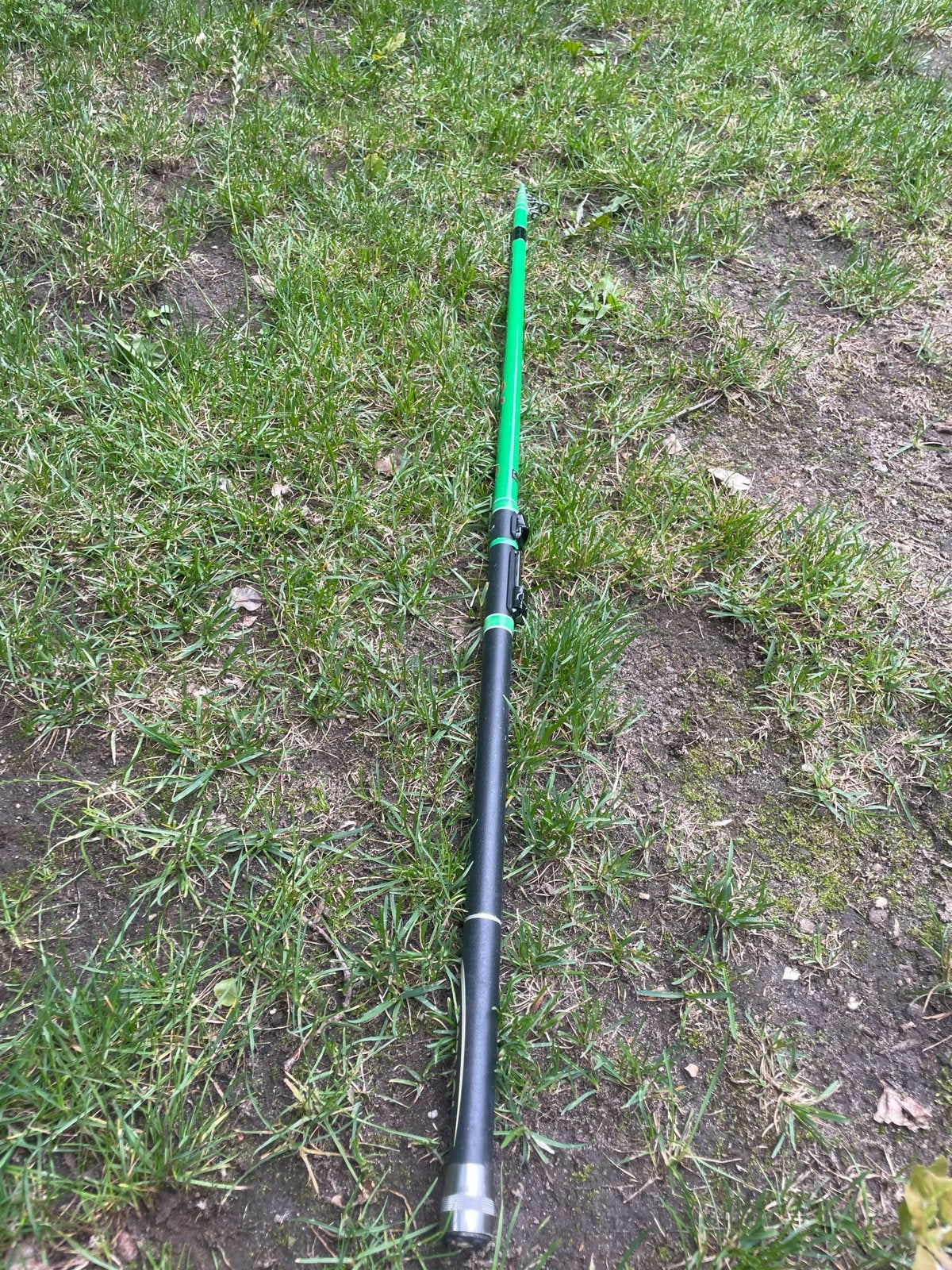 Uitklapbare Vishengel - Compact en Handig, Ophalen of Verzenden, Gebruikt, Werphengel