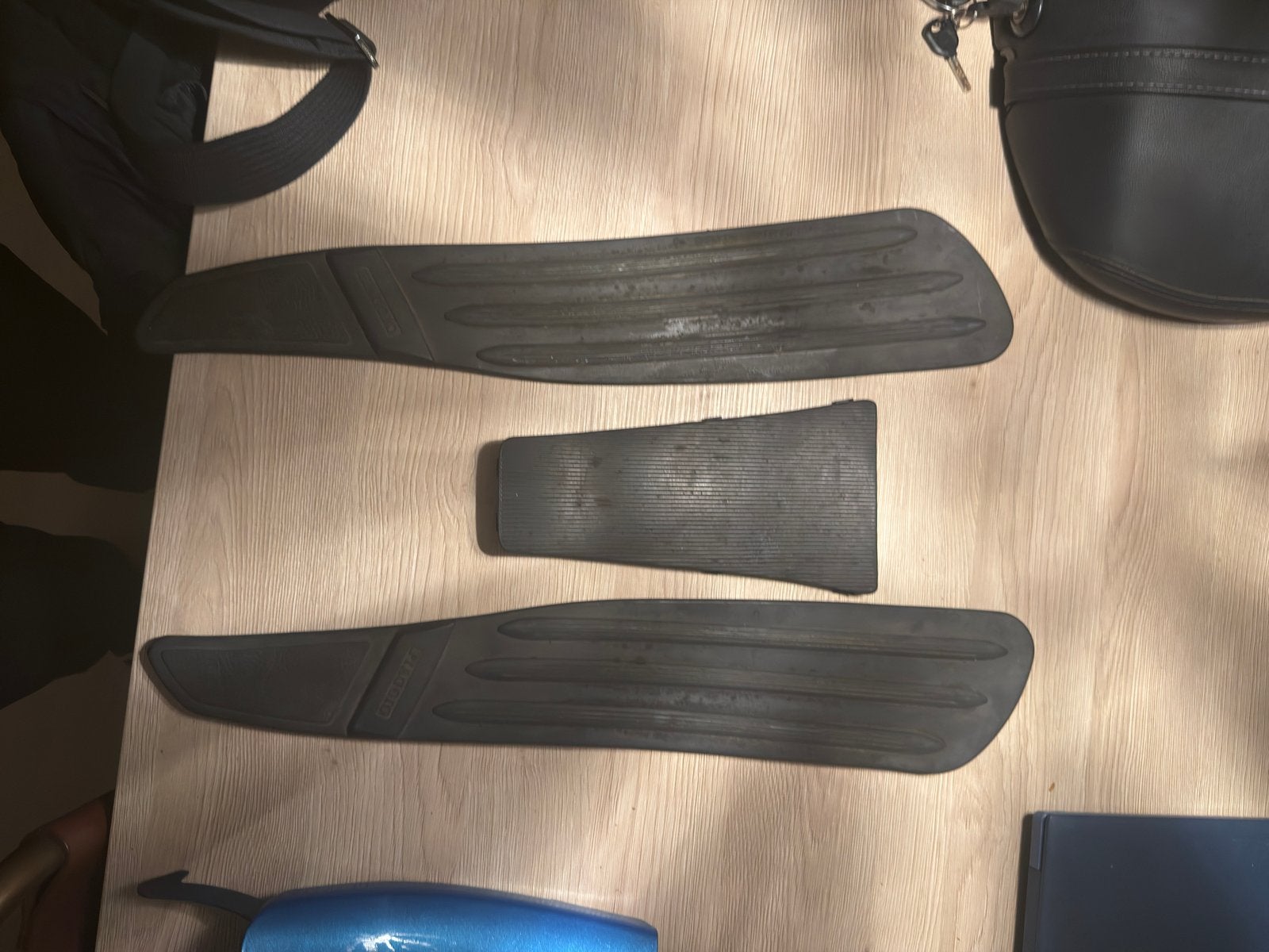 originele rubberen treeplankmatten voor een Vespa ET2 / ET, Ophalen of Verzenden, Zo goed als nieuw, Benzine