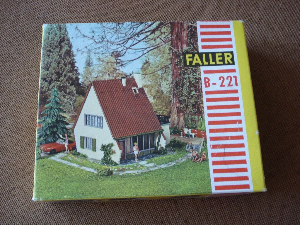 Faller B-221 bouwdoos vrijstaand huisje B 221 H0, Overige merken, Gebruikt, Verzenden, Gelijkstroom of Wisselstroom