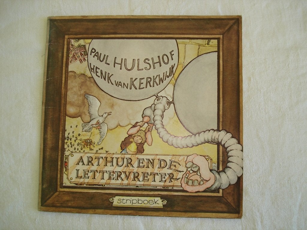 Kinderboekenweekgeschenk Hulshof lettervrete gesigneerd 1973, Ophalen of Verzenden, Gelezen