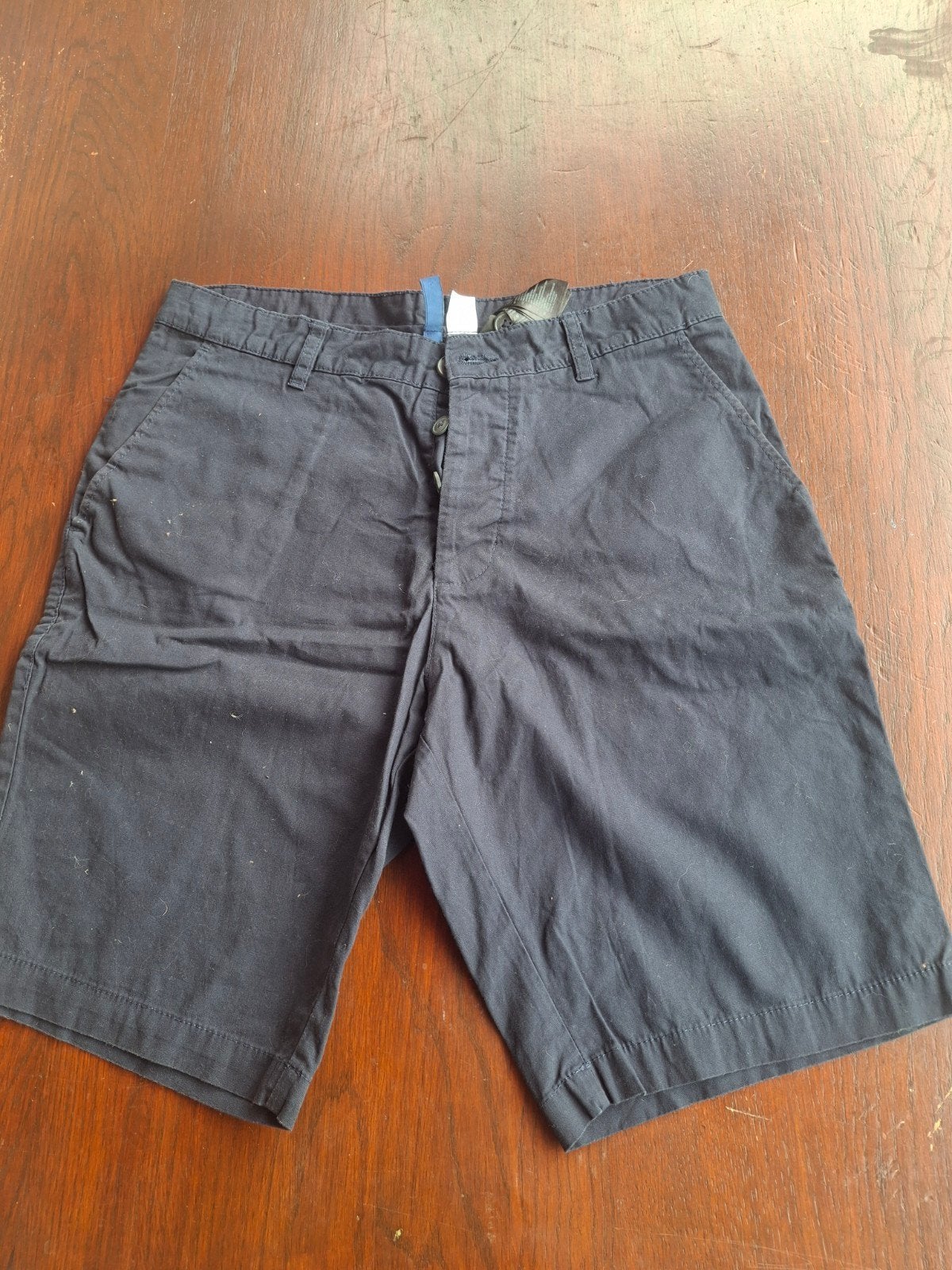 H&M DIVIDED shorts – donkerblauw, maat M, Kleding | Heren, Ophalen of Verzenden, Zo goed als nieuw, H&M DIVIDED, Maat 48/50 (M)