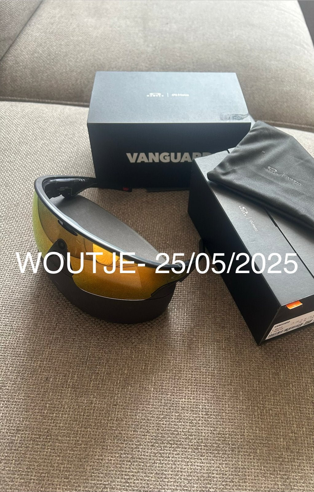 Oakley Meta Vanguard, Ophalen of Verzenden, Zo goed als nieuw, 50 tot 60 mm, Overige typen