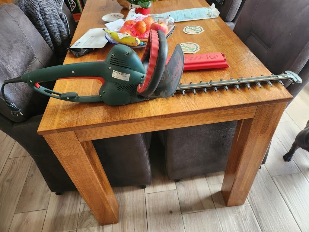 Metabo heggenschaar  werkt goed bel, Ophalen of Verzenden, Gebruikt, Elektrisch