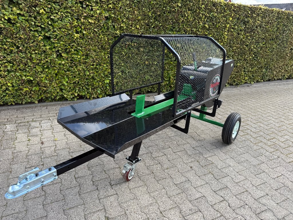 snelle hout klover 34 ton kloofkracht benzine of electr 400v, Benzine, Spjalter, Liggend, Ophalen of Verzenden