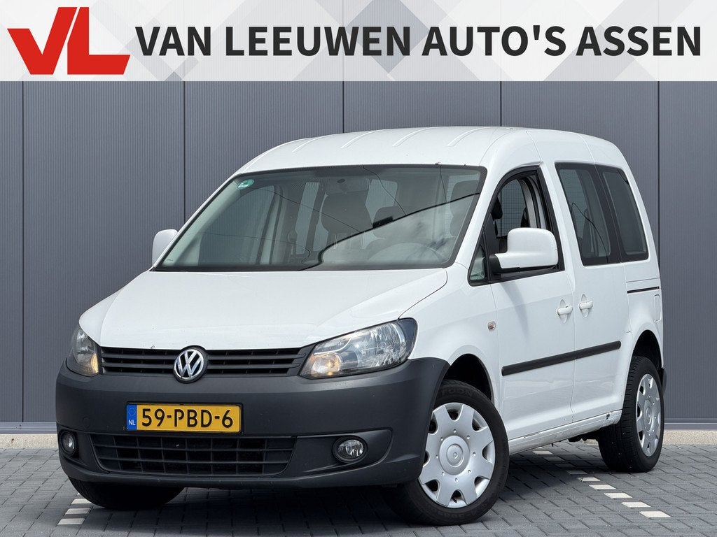 Volkswagen Caddy 1.6 TDI Trendline | Nieuwe apk | Cruise | 5, Auto's, Volkswagen, Voorwielaandrijving, Euro 5, Stof, Gebruikt