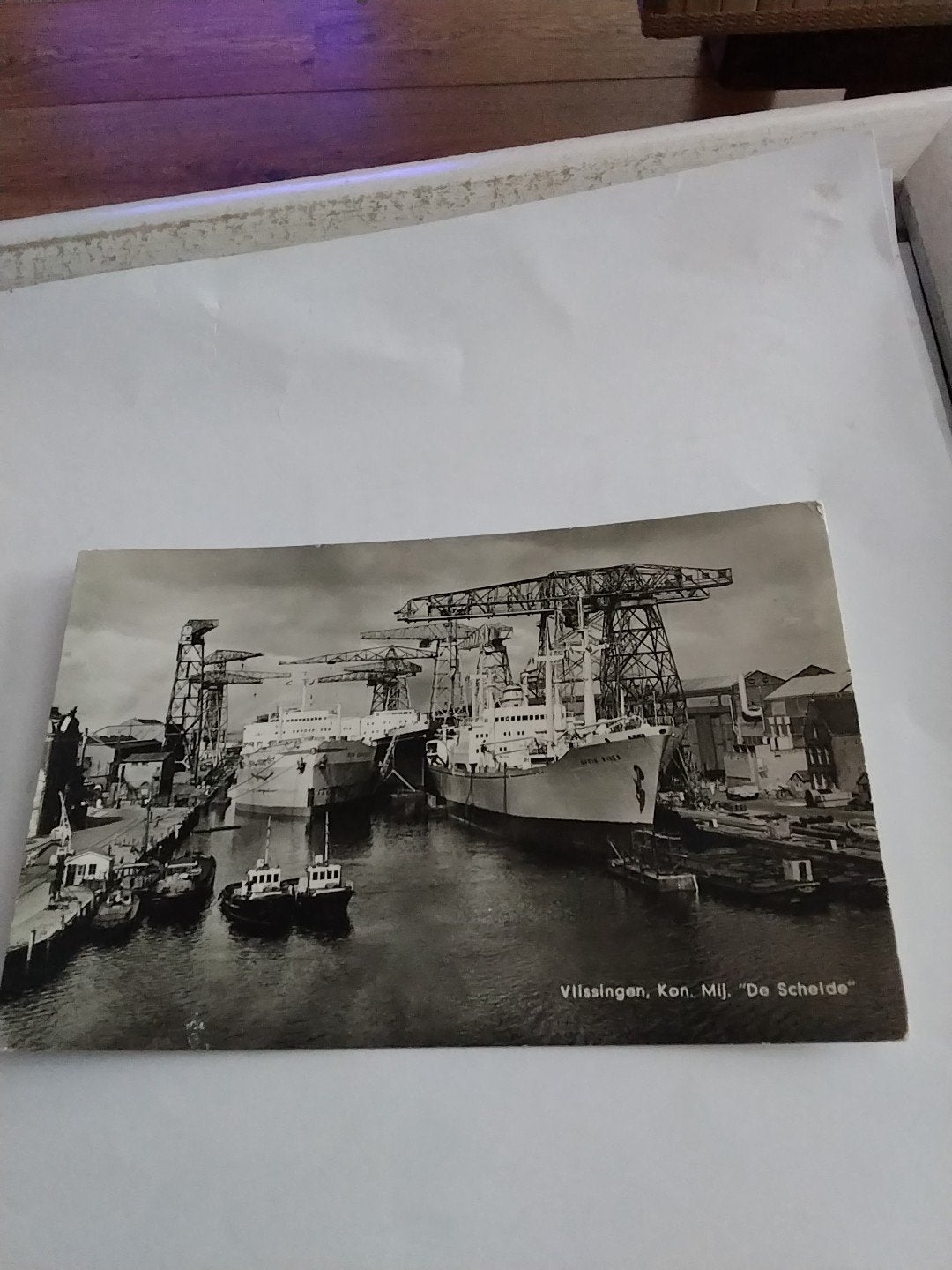 Oude ansichtkaart Vlissingen, Kon. Mij. "De Schelde", Ophalen of Verzenden, Zeeland