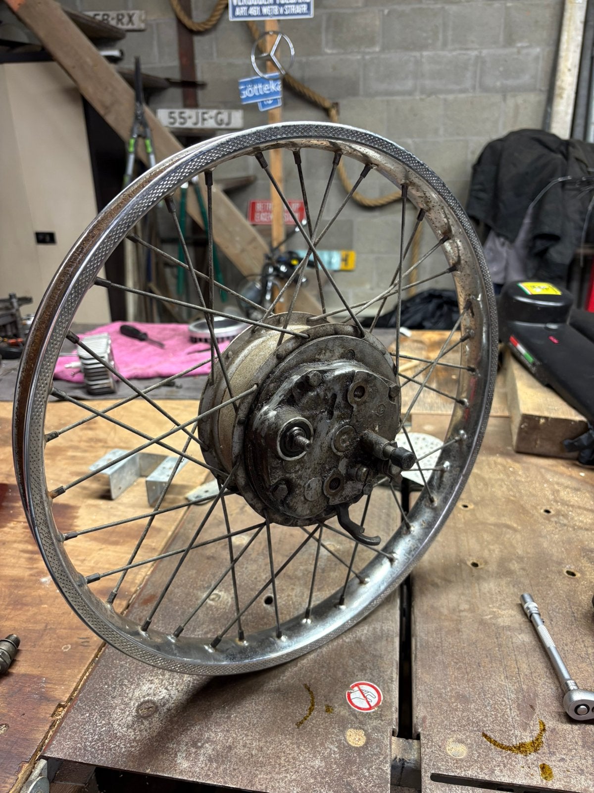 Vespa ciao velg met bromklok!, Ophalen of Verzenden, Zo goed als nieuw, Overige typen, Overige merken