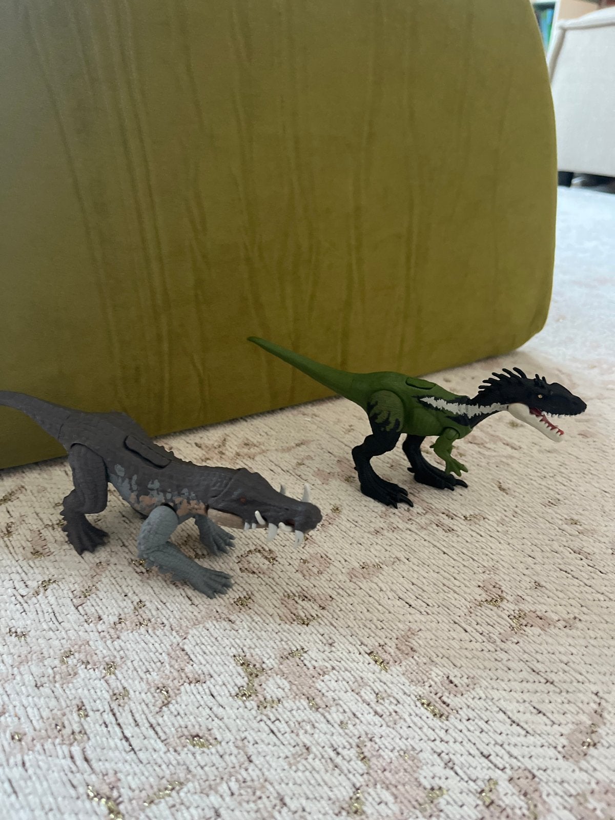 Mattel Jurassic World Dinosaurus Speelgoed (2 stuks), Ophalen, Gebruikt