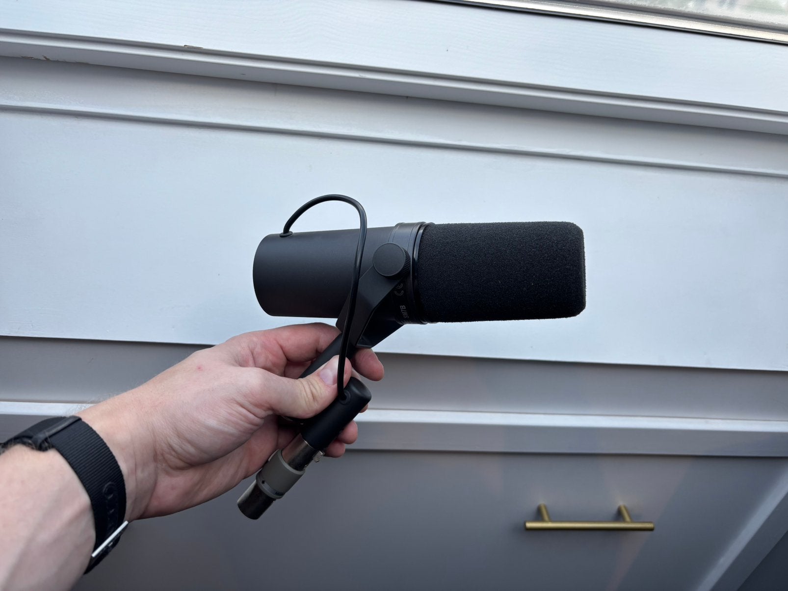 Shure SM7B met Triton Audio Fethead Ge, Muziek en Instrumenten, Microfoons, Ophalen of Verzenden, Zo goed als nieuw, Studiomicrofoon