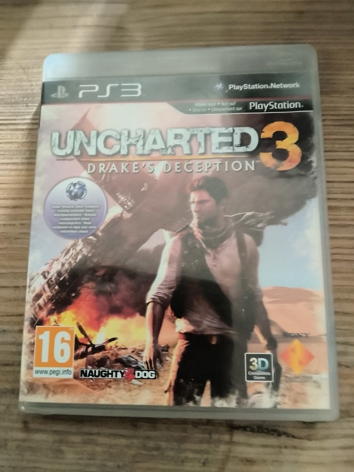 Uncharted 3: Drake's Deception PS3 - Avontuur Game, Spelcomputers en Games, Avontuur en Actie, Online, 1 speler, Ophalen of Verzenden