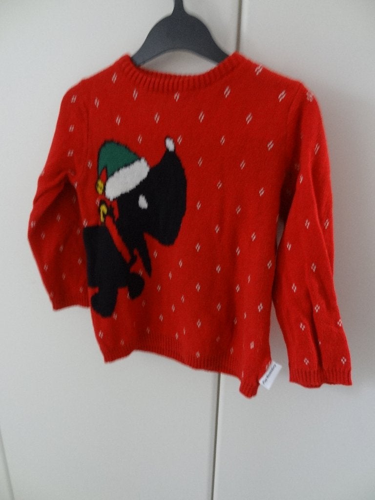 Takkie trui in rood maat 80 - Hema, Gebruikt, Ophalen of Verzenden, Hema, Truitje of Vestje