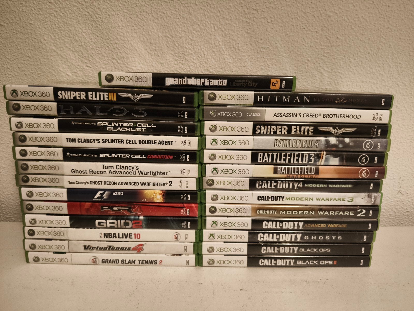 Grote collectie Xbox 360 games (27 stuks), Avontuur en Actie, Gebruikt, 1 speler, Ophalen of Verzenden