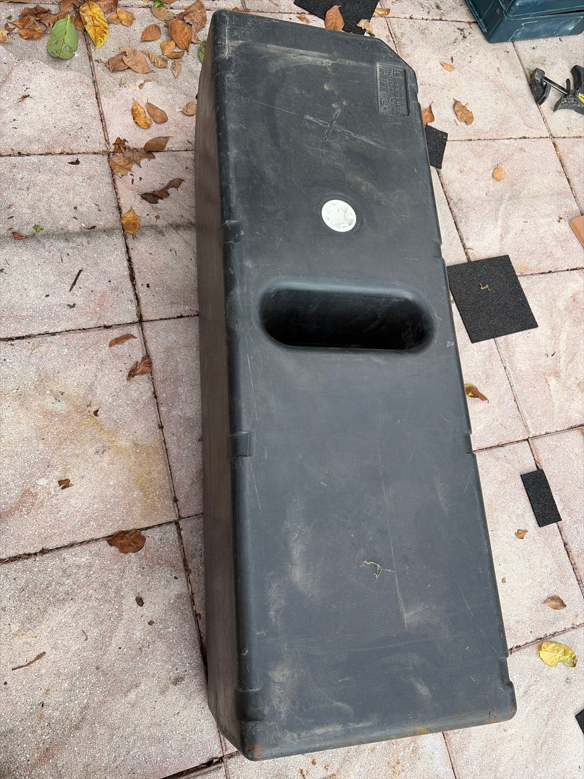 Vetus Vuilwatertank 137L - 1200x400x330mm, Ophalen, Zo goed als nieuw, Kombuis en Sanitair