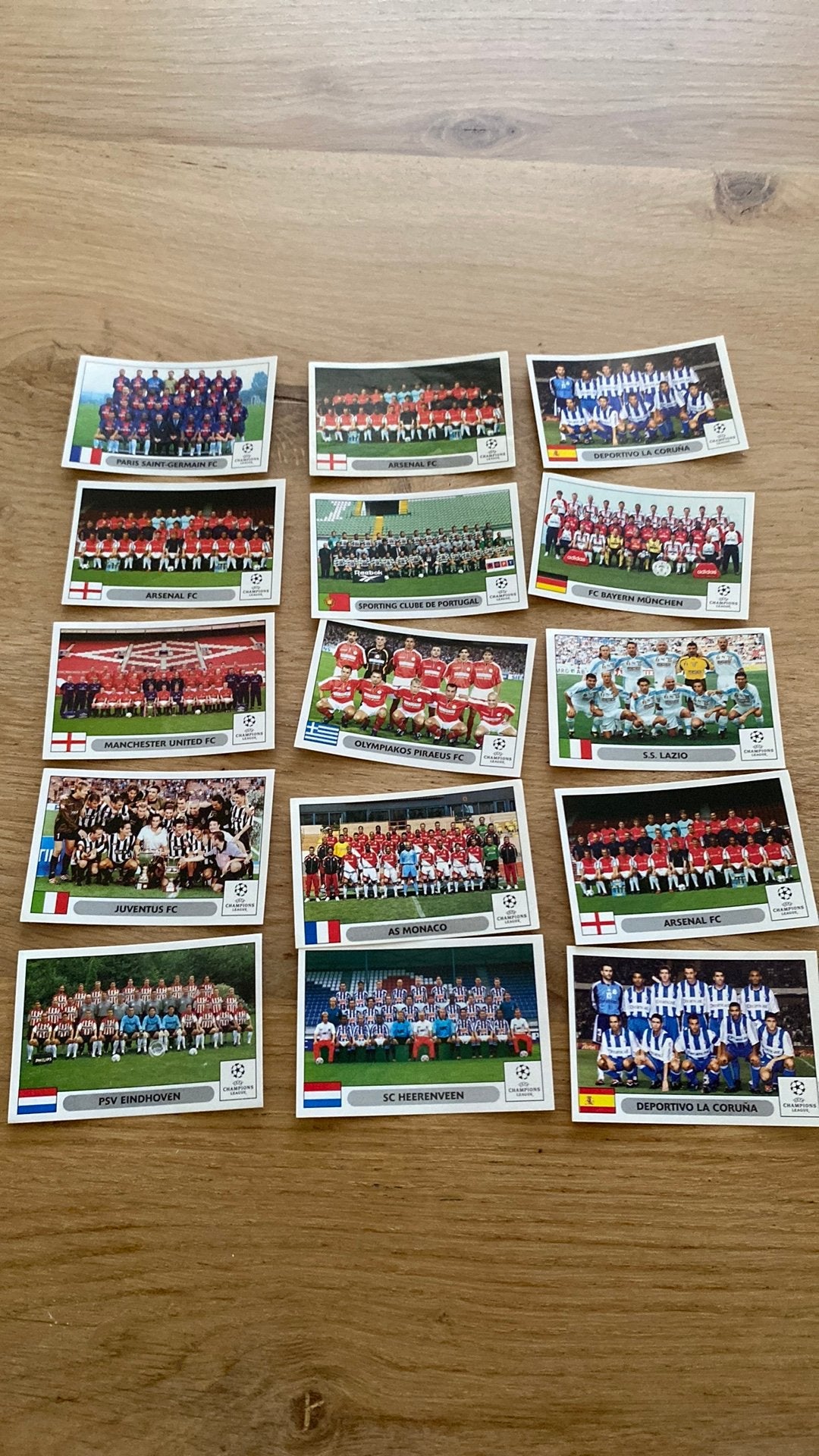 Panini champions league 2000 teamfotos, Ophalen of Verzenden, Zo goed als nieuw, Plaatje