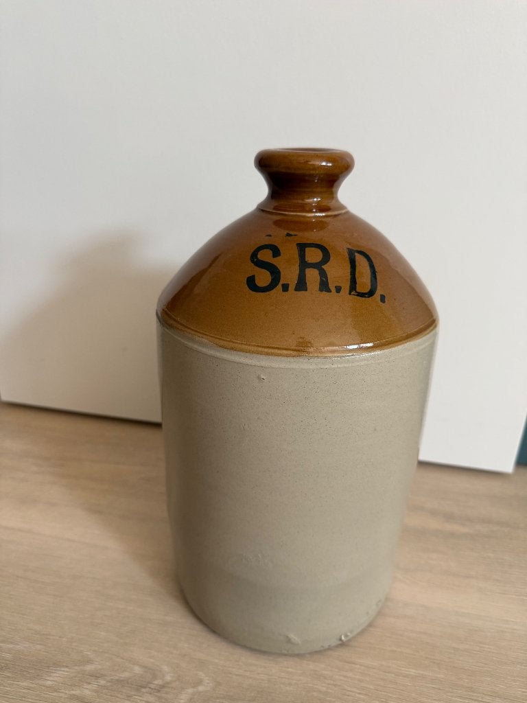 Vintage stenen kruik, Ophalen