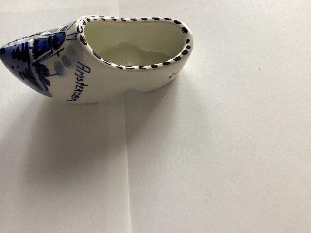 Delfts Blauw Klompje - Amsterdam Souvenir, Antiek en Kunst, Ophalen of Verzenden