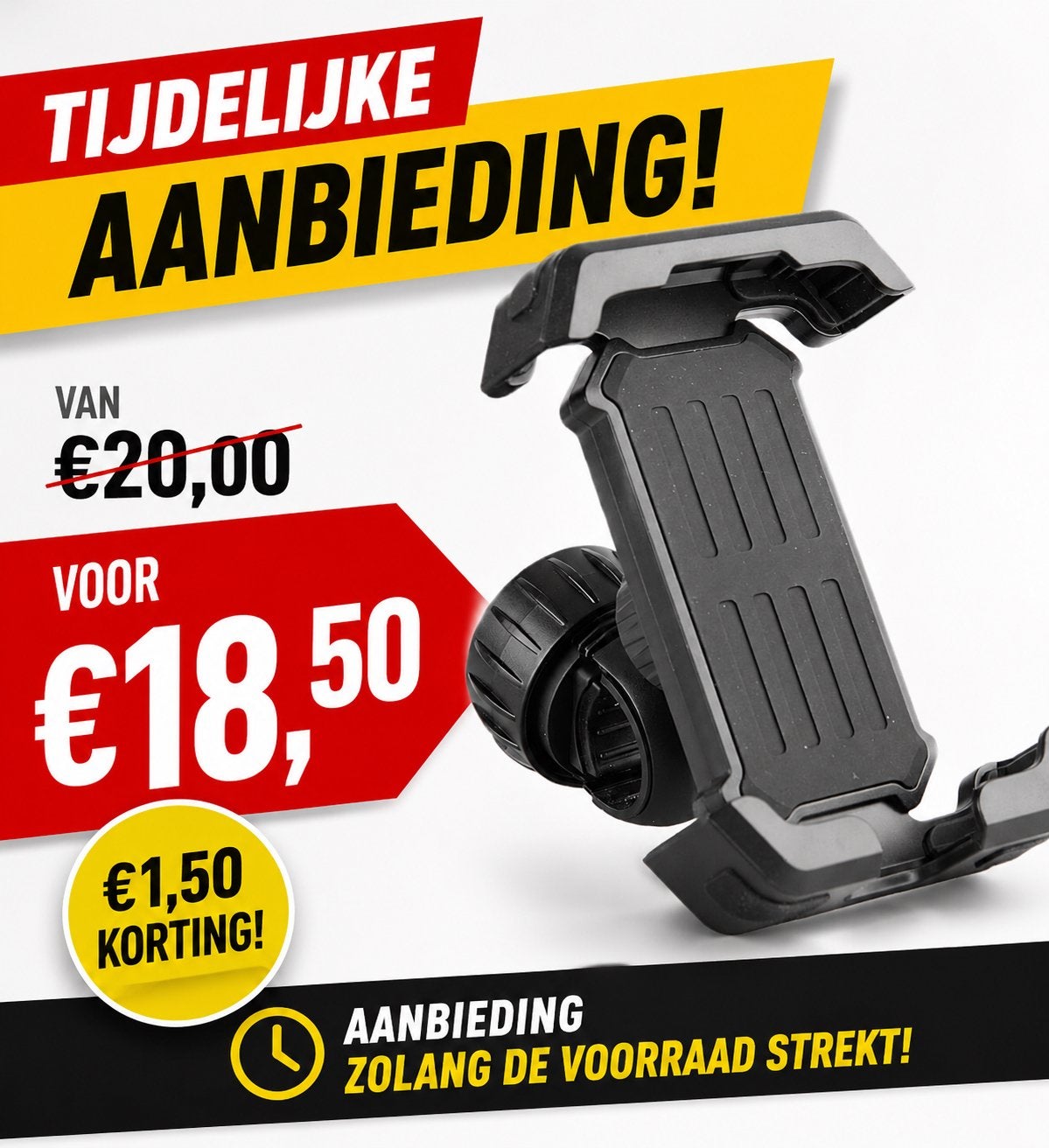telefoonhouder voor e-bike universeel, Ophalen of Verzenden, Nieuw, Fiets