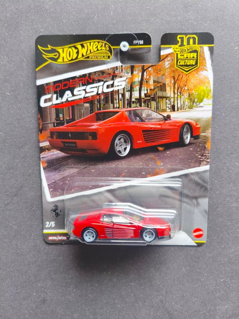 Hot Wheels Modern Classics Ferrari Testarossa, Ophalen of Verzenden, Nieuw, Auto