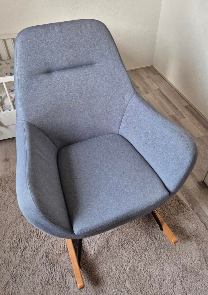 Zgan schommelstoel, Huis en Inrichting, Stoelen, Ophalen, Zo goed als nieuw, Stof, Schommelstoel