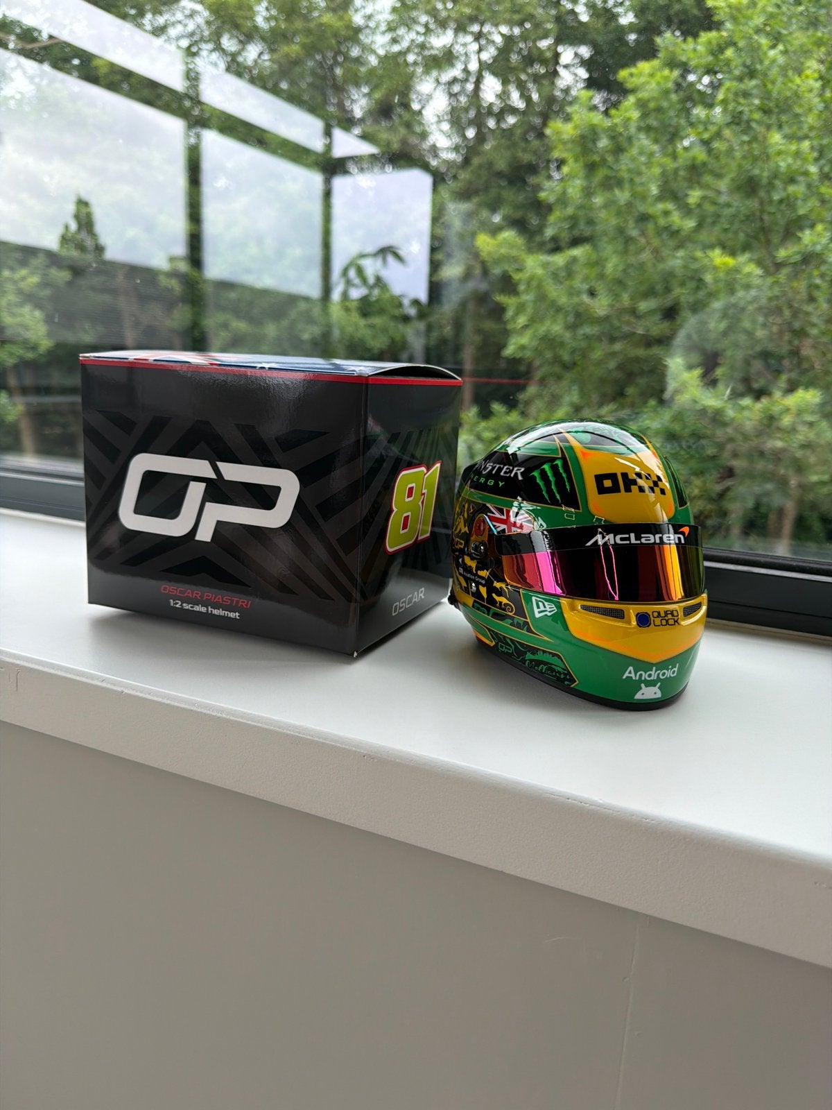 1:2 Helm Oscar Piastri 2025 Australië, Ophalen of Verzenden, Nieuw, Formule 1
