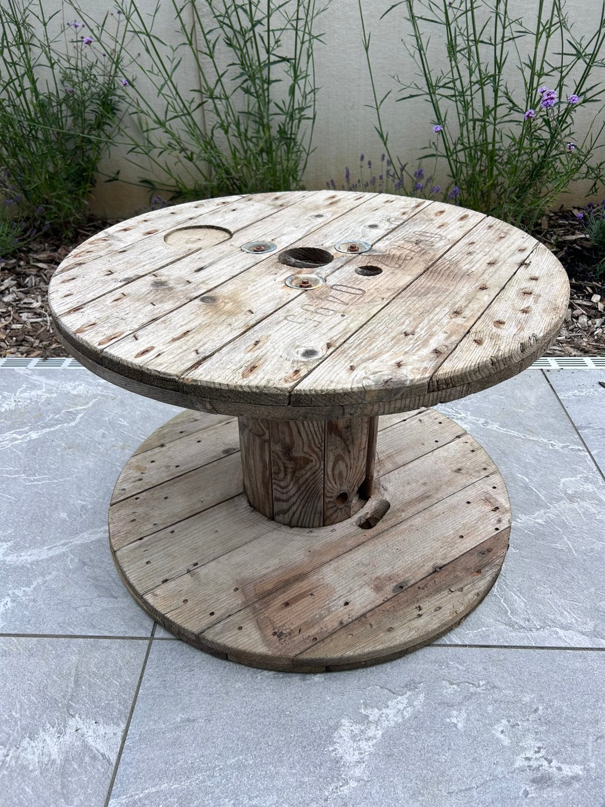 Kabelhaspel / tuintafel, Ophalen, Minder dan 55 cm, Gebruikt, Rond