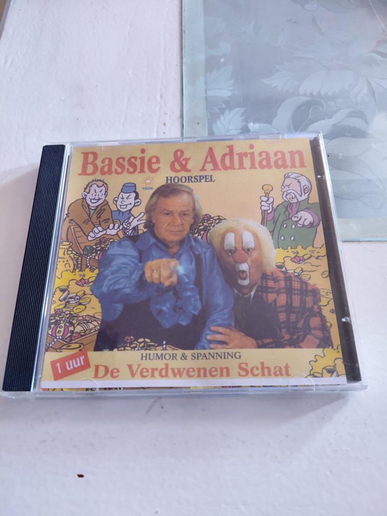Bassie en Adriaan hoorspel cd Verdwenen Schat., Ophalen of Verzenden, Gebruikt, Verhaal of Sprookje, 6 tot 9 jaar
