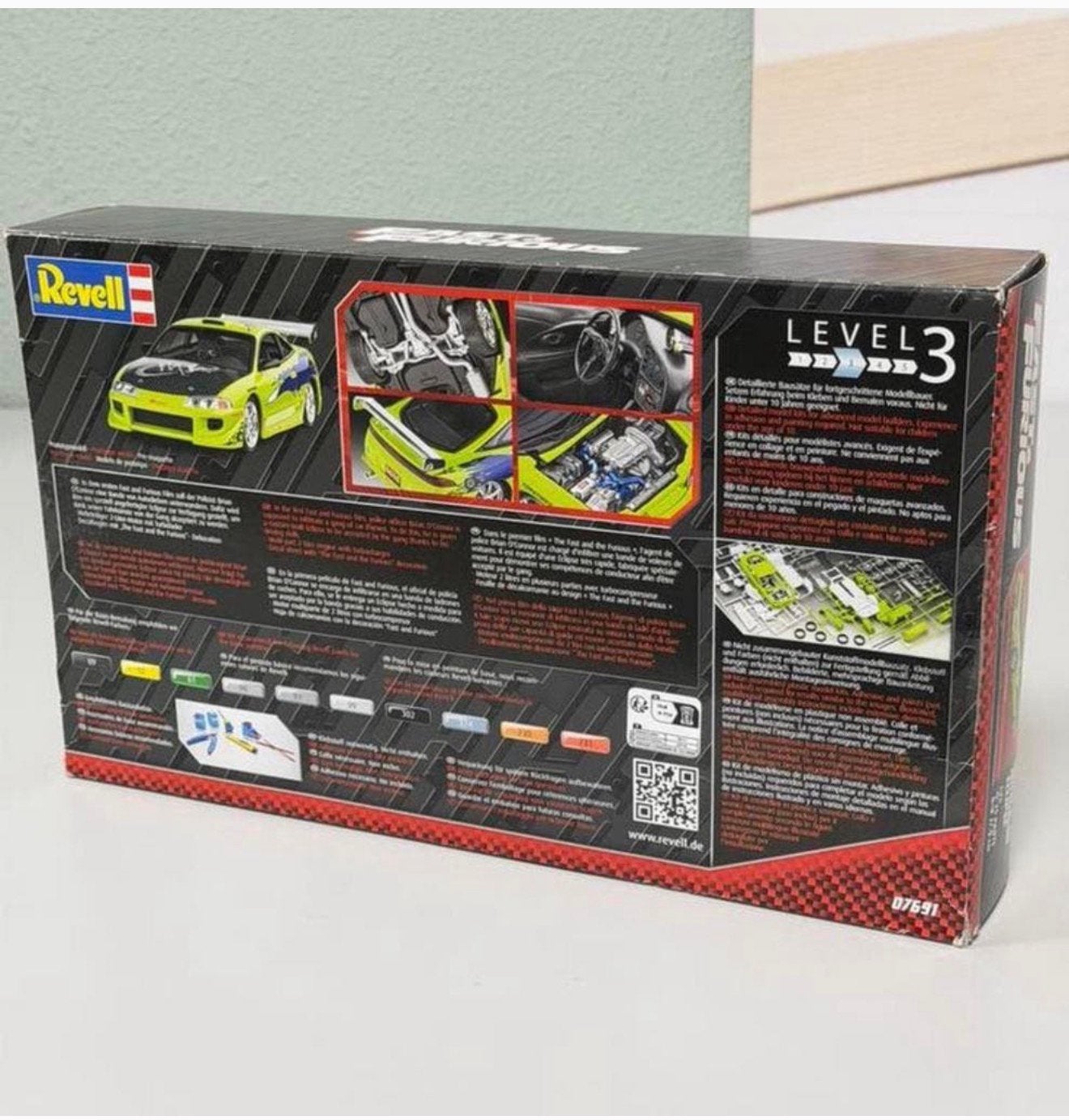 Revell Fast & Furious Mitsubishi Eclipse 1:25 Nieuw model, Auto, Revell, Groter dan 1:32, Nieuw