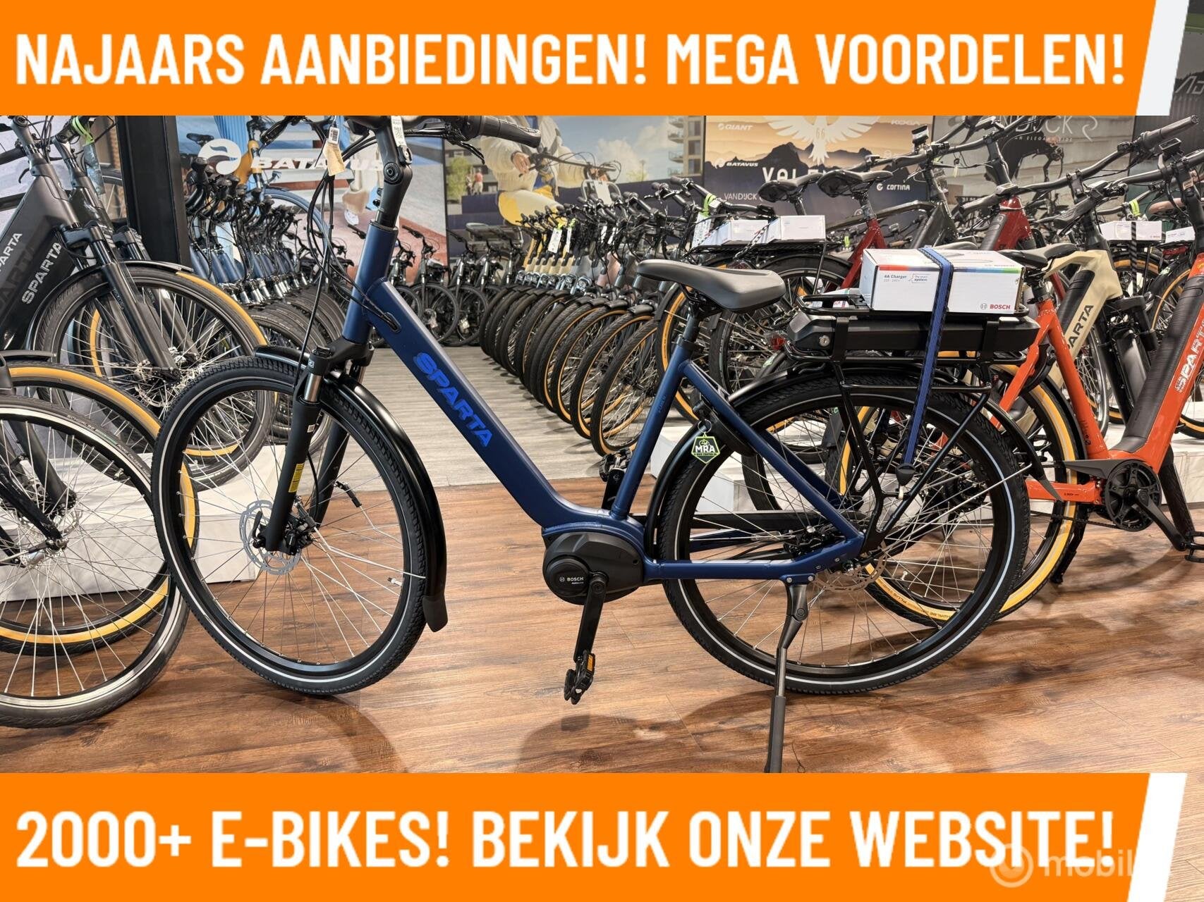 Sparta A Lane Fit MEGA DEALS Bosch Motor MAGAZIJN OPRUIMING, Gebruikt, 50 km per accu of meer, Sparta