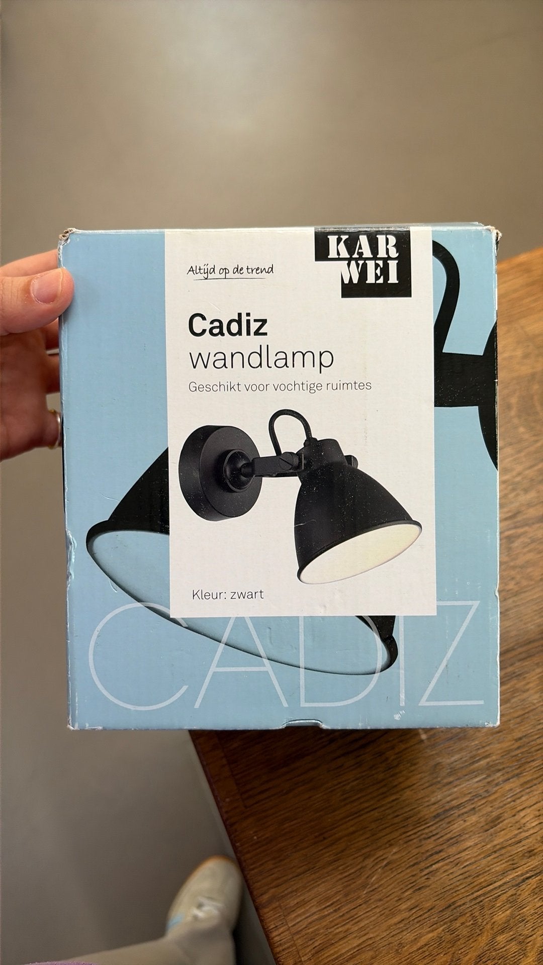 Wandlamp karwei Cadiz, Ophalen of Verzenden, Zo goed als nieuw
