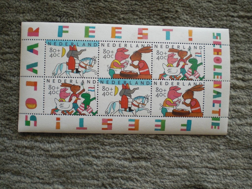 Velletje Kinderpostzegels 1998 Postfris, Ophalen of Verzenden, Na 1940, Postfris